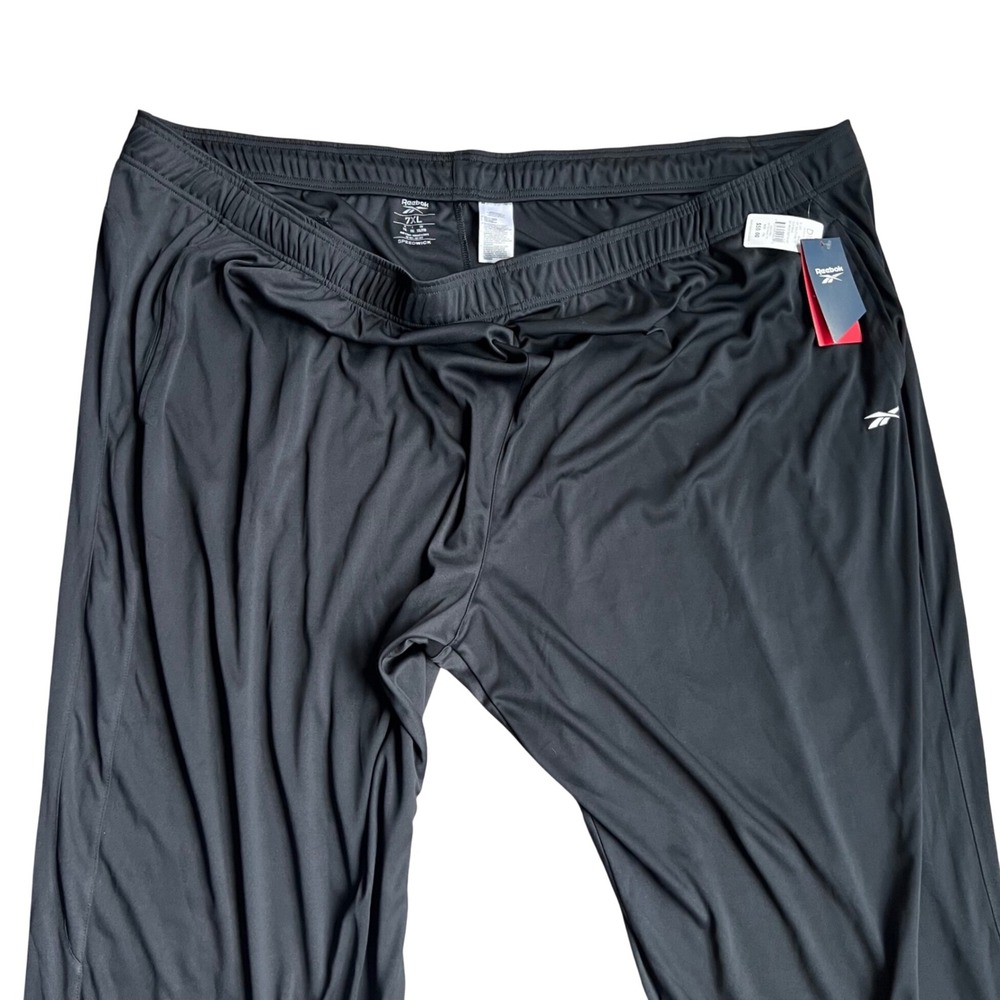 Reebok Pants Mens 7XL Black Speedwick Athletic Training Big & Tall New